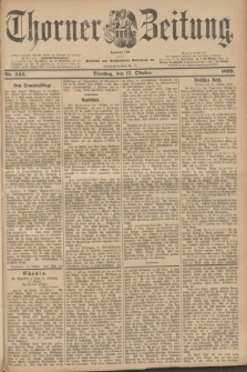 Thorner Zeitung : Begründet 1760. 1899, Nr. 244 (17 Oktober)
