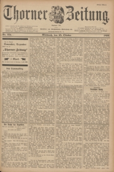 Thorner Zeitung : Begründet 1760. 1899, Nr. 251 (25 Oktober) - Erstes Blatt