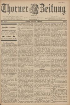 Thorner Zeitung : Begründet 1760. 1899, Nr. 253 (27 Oktober) - Erstes Blatt
