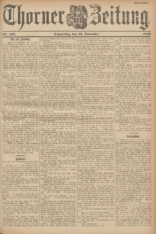 Thorner Zeitung. 1899, Nr. 270 (16 November) - Zweites Blatt