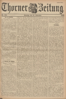 Thorner Zeitung. 1899, Nr. 273 (19 November) - Zweites Blatt