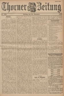 Thorner Zeitung. 1899, Nr. 276 (24 November) - Zweites Blatt