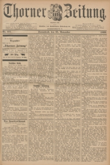 Thorner Zeitung : Begründet 1760. 1899, Nr. 277 (25 November)
