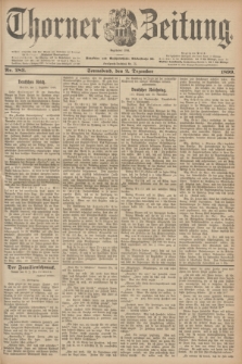 Thorner Zeitung : Begründet 1760. 1899, Nr. 283 (2 Dezember)