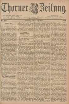 Thorner Zeitung : Begründet 1760. 1899, Nr. 284 (3 Dezember) - Erstes Blatt