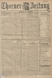 Thorner Zeitung. 1899, Nr. 286 (6 December) - Zweites Blatt