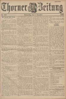 Thorner Zeitung. 1899, Nr. 287 (7 Dezember) - Zweites Blatt
