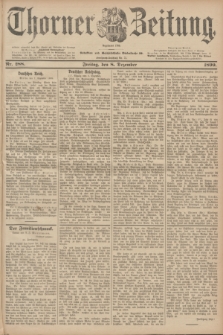 Thorner Zeitung : Begründet 1760. 1899, Nr. 288 (8 Dezember)