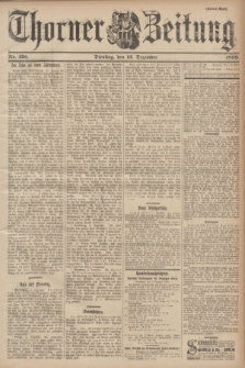 Thorner Zeitung. 1899, Nr. 291 (12 Dezember) - Drittes Blatt