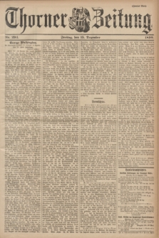 Thorner Zeitung. 1899, Nr. 294 (15 Dezember) - Zweites Blatt