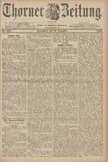 Thorner Zeitung : Begründet 1760. 1899, Nr. 295 (16 Dezember)