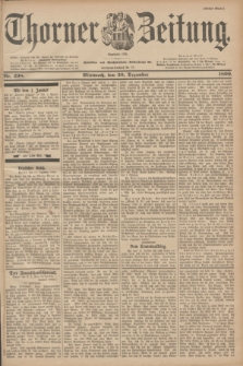 Thorner Zeitung : Begründet 1760. 1899, Nr. 298 (20 Dezember) - Erstes Blatt