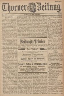 Thorner Zeitung : Begründet 1760. 1899, Nr. 300 (22 Dezember) - Zweites Blatt