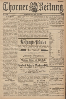 Thorner Zeitung : Begründet 1760. 1899, Nr. 301 (23 Dezember) - Zweites Blatt