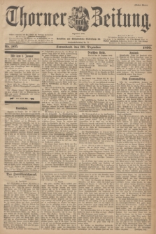 Thorner Zeitung : Begründet 1760. 1899, Nr. 305 (30 Dezember) - Erstes Blatt
