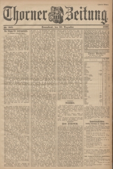 Thorner Zeitung : Begründet 1760. 1899, Nr. 305 (30 Dezember) - Zweites Blatt
