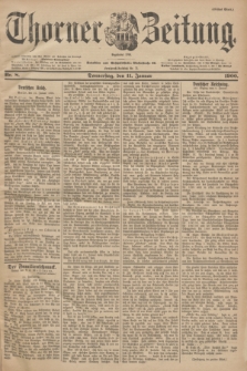 Thorner Zeitung : Begründet 1760. 1900, Nr. 8 (11 Januar) - Erstes Blatt