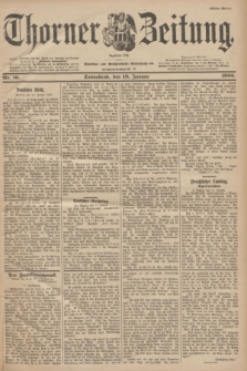 Thorner Zeitung : Begründet 1760. 1900, Nr. 10 (13 Januar) - Erstes Blatt