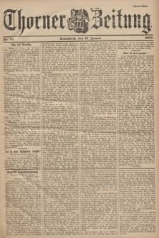 Thorner Zeitung. 1900, Nr. 10 (13 Januar) - Zweites Blatt