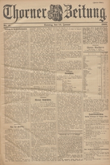 Thorner Zeitung. 1900, Nr. 11 (14 Januar) - Zweites Blatt