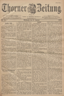 Thorner Zeitung : Begründet 1760. 1900, Nr. 13 (17 Januar) - Erstes Blatt