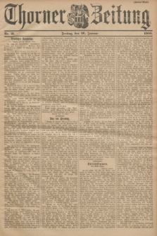 Thorner Zeitung. 1900, Nr. 21 (26 Januar) - Zweites Blatt