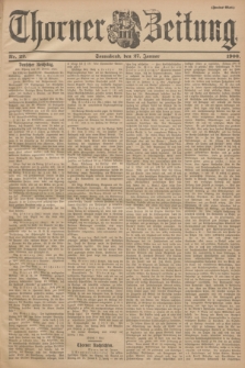 Thorner Zeitung. 1900, Nr. 22 (27 Januar) - Zweites Blatt
