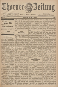 Thorner Zeitung : Begründet 1760. 1900, Nr. 25 (31 Januar) - Erstes Blatt