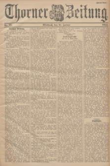 Thorner Zeitung. 1900, Nr. 25 (31 Januar) - Zweites Blatt