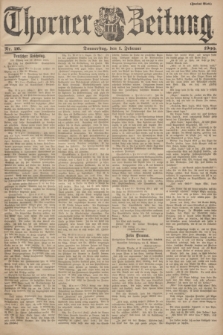 Thorner Zeitung. 1900, Nr. 26 (1 Februar) - Zweites Blatt