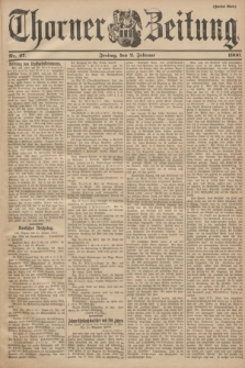Thorner Zeitung. 1900, Nr. 27 (2 Februar) - Zweites Blatt