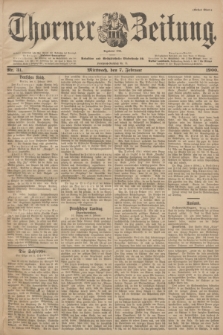 Thorner Zeitung : Begründet 1760. 1900, Nr. 31 (7 Februar) - Erstes Blatt