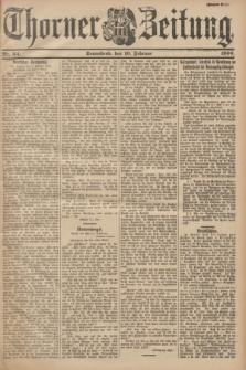 Thorner Zeitung. 1900, Nr. 34 (10 Februar) - Zweites Blatt