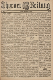 Thorner Zeitung. 1900, Nr. 39 (16 Februar) - Zweites Blatt