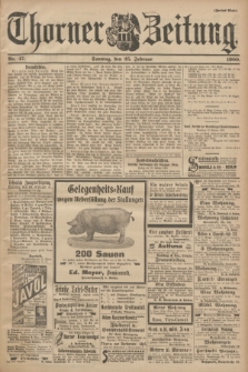 Thorner Zeitung. 1900, Nr. 47 (25 Februar) - Zweites Blatt