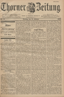 Thorner Zeitung : Begründet 1760. 1900, Nr. 48 (27 Februar) - Erstes Blatt