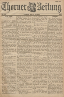 Thorner Zeitung. 1900, Nr. 49 (28 Februar) - Zweites Blatt