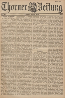 Thorner Zeitung. 1900, Nr. 72 (27 März) - Zweites Blatt