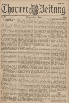 Thorner Zeitung. 1900, Nr. 79 (4 April) - Zweites Blatt