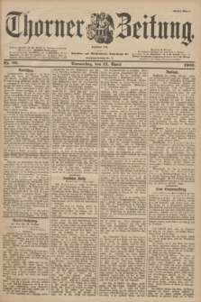 Thorner Zeitung : Begründet 1760. 1900, Nr. 86 (12 April) - Erstes Blatt