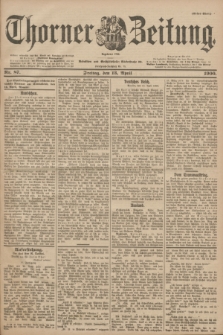 Thorner Zeitung : Begründet 1760. 1900, Nr. 87 (13 April) - Erstes Blatt
