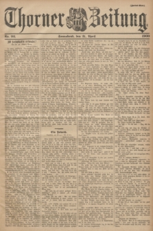 Thorner Zeitung : Begründet 1760. 1900, Nr. 92 (21 April) - Zweites Blatt
