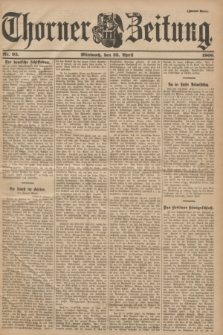 Thorner Zeitung : Begründet 1760. 1900, Nr. 95 (25 April) - Zweites Blatt