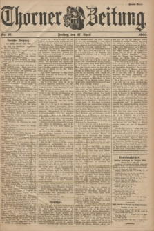 Thorner Zeitung : Begründet 1760. 1900, Nr. 97 (27 April) - Zweites Blatt