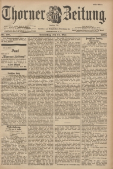 Thorner Zeitung : Begründet 1760. 1900, Nr. 120 (24 Mai) - Erstes Blatt