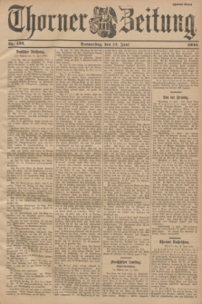 Thorner Zeitung. 1900, Nr. 136 (14 Juni) - Zweites Blatt