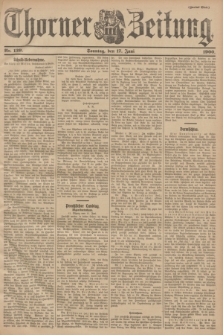 Thorner Zeitung. 1900, Nr. 139 (17 Juni) - Zweites Blatt