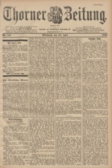 Thorner Zeitung : Begründet 1760. 1900, Nr. 141 (20 Juni) - Erstes Blatt