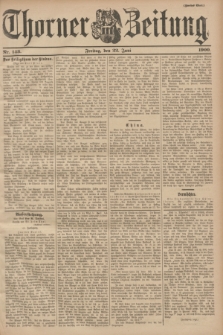 Thorner Zeitung. 1900, Nr. 143 (22 Juni) - Zweites Blatt