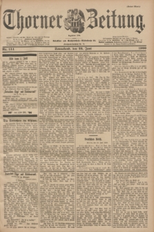 Thorner Zeitung : Begründet 1760. 1900, Nr. 144 (23 Juni) - Erstes Blatt